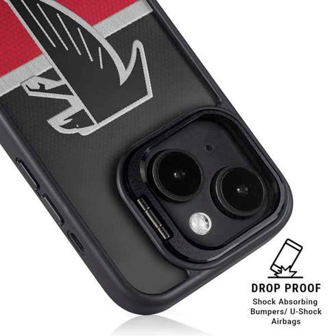 NFL Atlanta Falcons Vintage iPhone 15 Kickstand Case